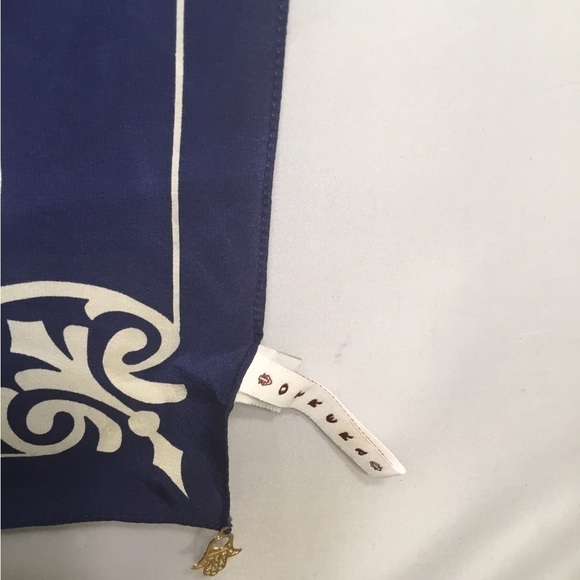 Otrera HAMSA PRINTED SILK, SCARF - Picture 4 of 9